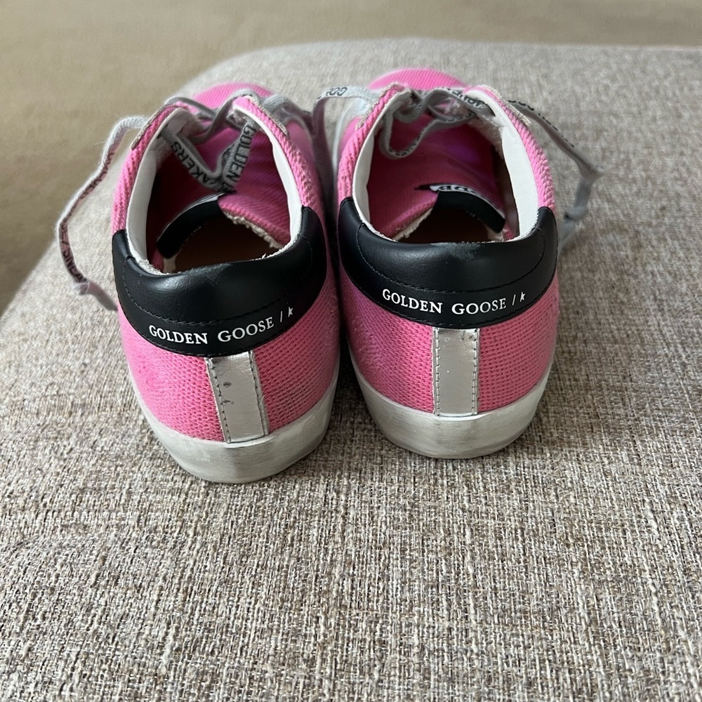 Golden Goose Kids/Adult Pink/Yellow Star Size 35 worn by myself (adult) only! - Picture 2 of 9